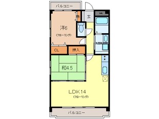 シェリ－ル苦楽園の物件間取画像